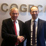 Roberto Moncalvo con il danese Martin Merrild
