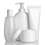 close up of  beauty hygiene container on white background with clipping path